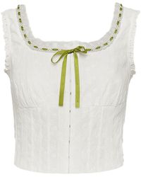 Ats the Label - Lena Ribbon Top - Lyst