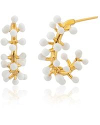 Milou Jewelry - Charlotte Hoop Earrings - Lyst