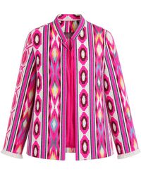 Kipépéo - Sorayya Jajim Fringe-Cuff Short Jacket - Lyst