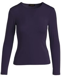 Conquista - Ink Colour Jersey Top - Lyst