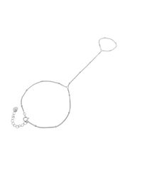 Harfi - Dainty Beaded Link Chain Bracelet And Ring - Lyst