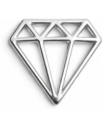 Ecce | Artisan Diamonds - 925K Sterling Diamond Mini Pin - Lyst
