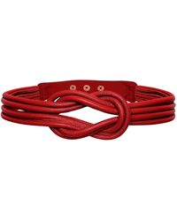 BeltBe - Knot Leather Belt - Lyst