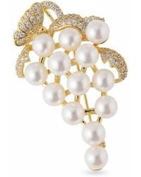 Angel Barocco - Freshwater Pearl Grape Brooch - Lyst