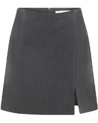 NAZLI CEREN - Vance Twill Mini Skirt - Lyst