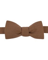LE COLONEL - Neutrals Tiramisu Italian Wool Bow Tie - Lyst