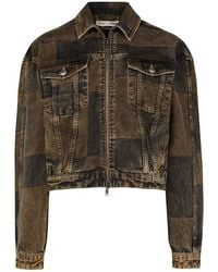 Pcfg - Your Itch Colorblocked Denim Jacket - Lyst
