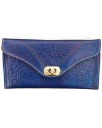 Berber Leather - Leather Tri-Fold Purse - Lyst