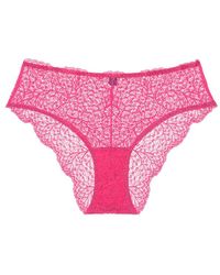 Journelle - Allegra High Rise Brief Raspberry Meringue - Lyst