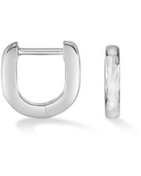 Dower & Hall - Small Nomad Link Huggie Hoops - Lyst