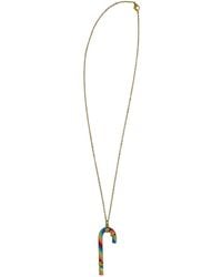 Vickisarge - Tutti Frutti Candy Cane Necklace - Lyst