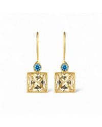Firera Atelier - Zirconia Charm Earring - Lyst