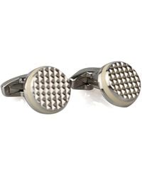 DAVID WEJ - Round Gem Cufflinks - Lyst