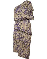 ARTISTA - Breath One Shoulder Midi Dress - Lyst