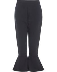 Sarvin - Frill Hem Trousers - Lyst