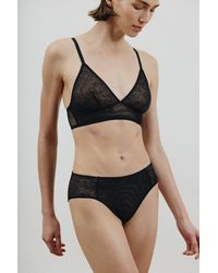 Verdant Intimates - Rose Lace Longline Bra - Lyst