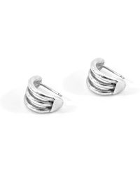 Anchor and Crew - Bondi Surf Silver Earring Studs - Lyst