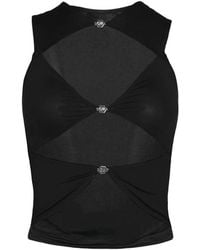OW Collection - Chiara Cut Out Sleeveless Top - Lyst