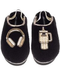 Laines London - Flatform Cloud Slippers With Headphones & Quencher Brooches - Lyst