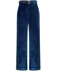 Why Mary - Odessa Stretch Corduroy High Waisted Pants - Lyst