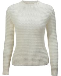 NUAJE NUAJE - Textured Merino Wool Mock Neck - Lyst