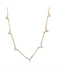 Mickey's Girl - Mini Lotus Charm Waterproof Necklace - Lyst