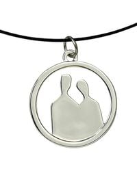 Yenny Cocq Llc - Silhouette Couple Pendant, The Two Of Us - Lyst