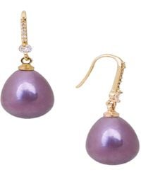 Saachi - Colored Pearl Dangle Earrings - Lyst
