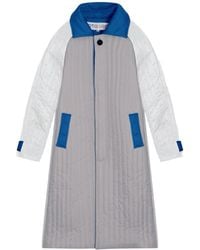 London Atelier Byproduct - Patchwork Colour Block Quilt Long Jacket - Lyst