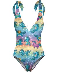 Aloha From Deer - Uni Uni One Piece Swimsuit - Lyst