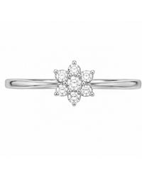 Artisan - 18K Diamond Floral Cluster Ring - Lyst