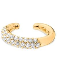 SALLY SKOUFIS - Cosmic Alchemy Ear Cuff With Made Cz Diamond Stimulant In18K Vermeil - Lyst