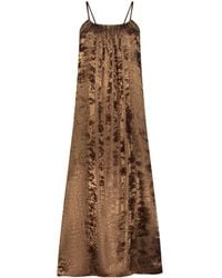 DHARA SHETH DUBAI - Shadow Of Sequin Shimmer Spaghetti Strap Maxi Party Dress - Lyst