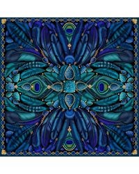Emily Carter - The Peacock Baroque Wool Scarf - Lyst