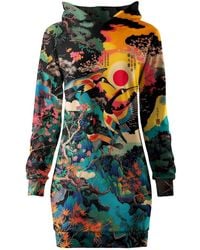 Aloha From Deer - Japanese Heron Oversize Hoodie Dress - Lyst