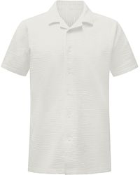 Vustra - Waffle Knit Camp Shirt For - Lyst