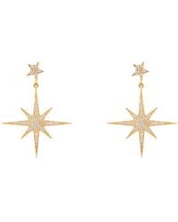 LÁTELITA London - Petite Star Burst Drop Earring - Lyst
