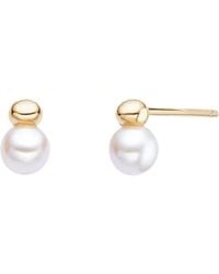 Lisa&Co. - Earrings Mini Pearl Drop - Lyst