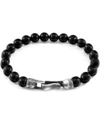 Anchor and Crew - Onyx Nachi & Stone Beaded Bracelet - Lyst