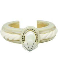 Gissa Bicalho - Handmade Bracelet Shell And Pearl Cord Clay - Lyst
