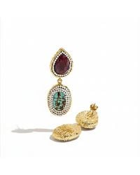 Ornare the Label - Olivia Earrings – Ruby - Lyst