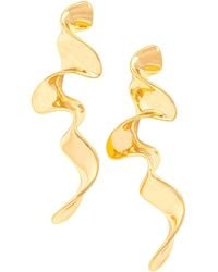 Uchi and Soto - Nami Long Wave Earrings - Lyst