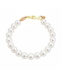 Unaloe - Vermeil Natural Pearl Strand Bracelet For – Elegant Timeless Jewelry - Lyst