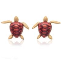 Milou Jewelry - Sea Turtle Earrings - Lyst