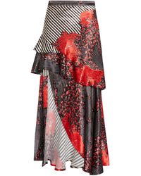 LAHIVE - Pandora Detachable Print Skirt - Lyst