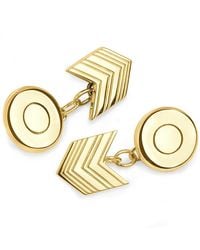 Lucy Quartermaine - Art Deco Cufflinks Vermeil - Lyst