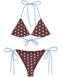 Formula S7 - Cloud Drift Dots Recycled String Bikini - Lyst