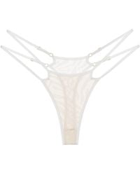 Perilla Lingerie - Kylie Straps Thong Off - Lyst