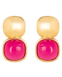 Lila Rasa - Glossy & Dazzling Ruby Crystal Stud - Lyst