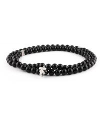 Tissuville Fabula Black Shiny Beads Necklace
